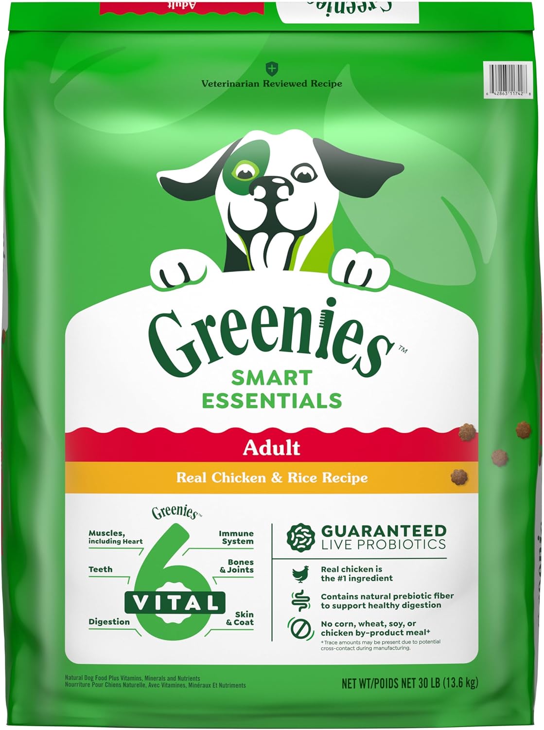 Greenies Smart Essentials High Protein Dry Dog Food for Adults