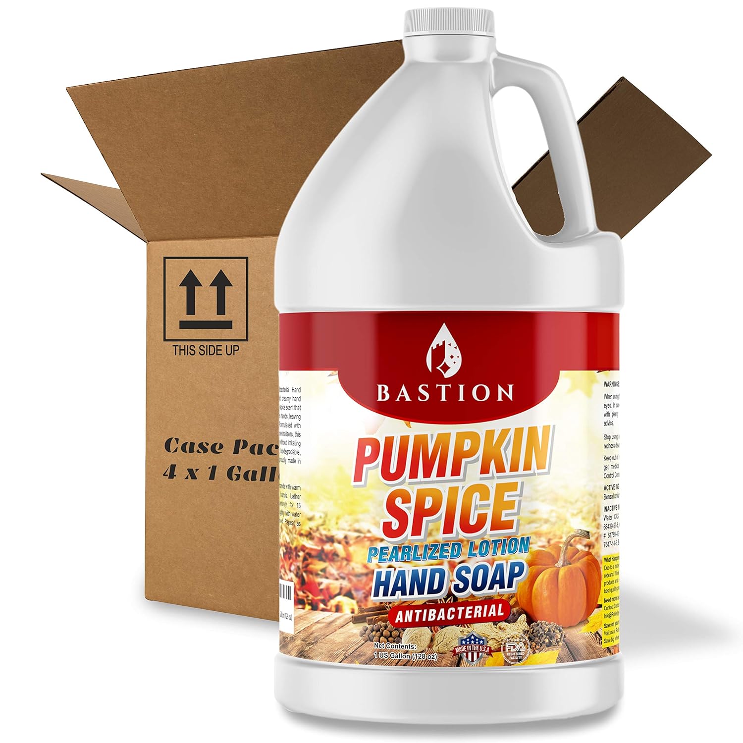 Antibacterial Hand Soap - Pumpkin Spice Moisturizing Liquid Wash