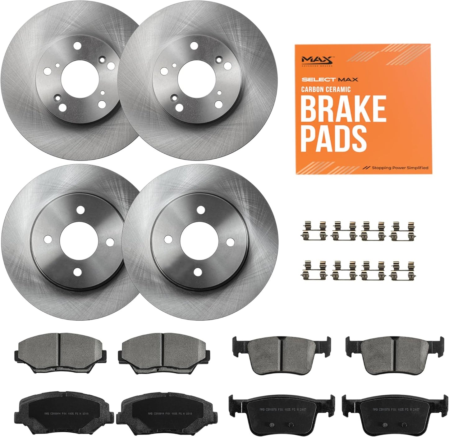 Max Advanced Brakes ValueMAX Brake Kit for Honda Civic