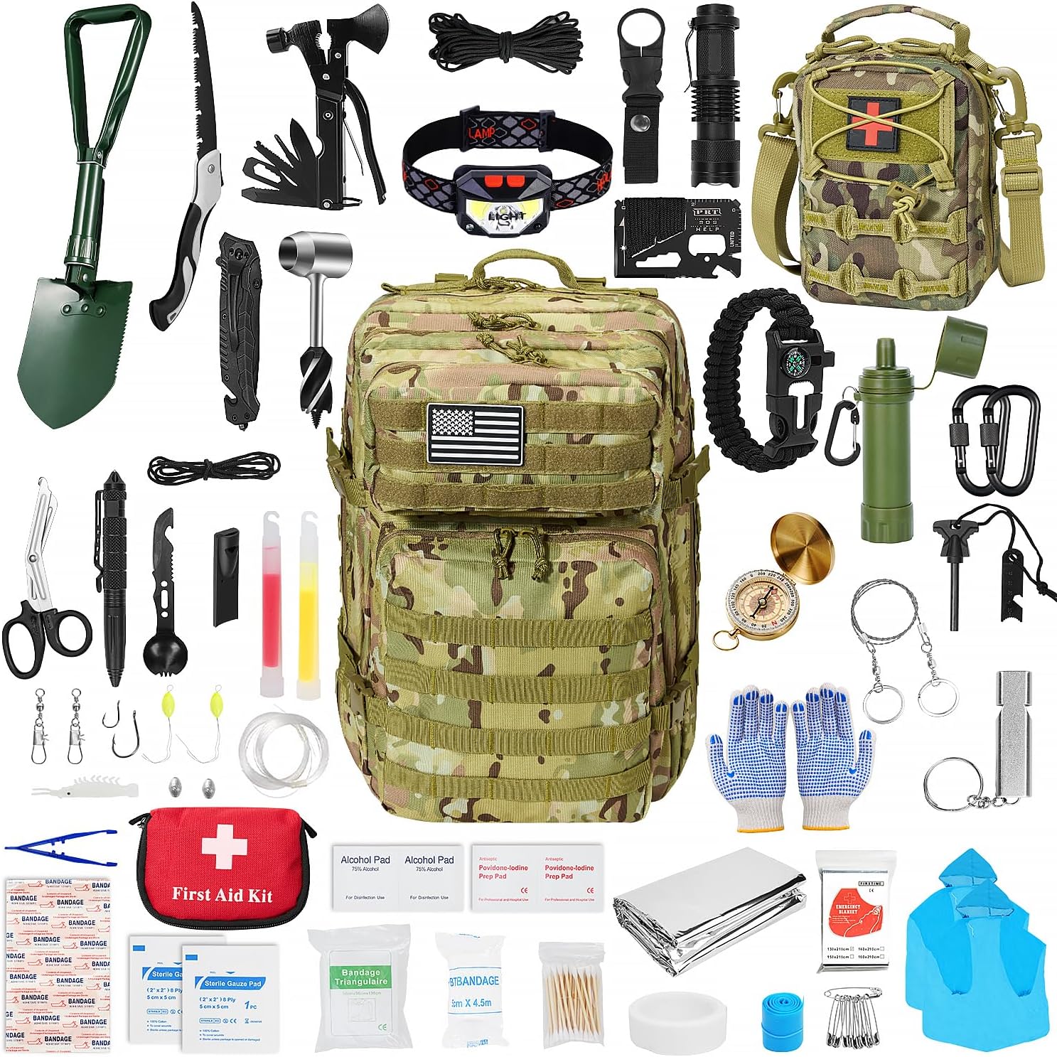 Skywod Ultimate Survival Kit - 99PCS Adventure Gear