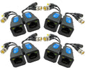BNC to RJ45 Video Balun with Power - 8MP Ultra HD Transmission