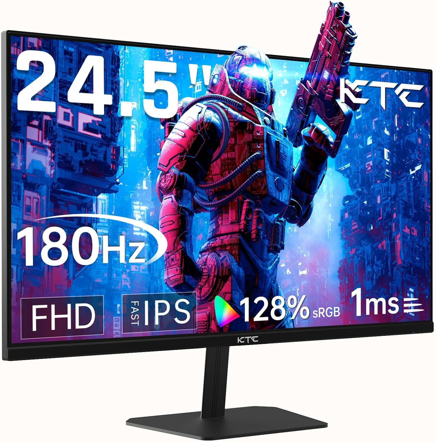 KTC 24.5'' Gaming Monitor: Fast 180Hz Refresh Rate