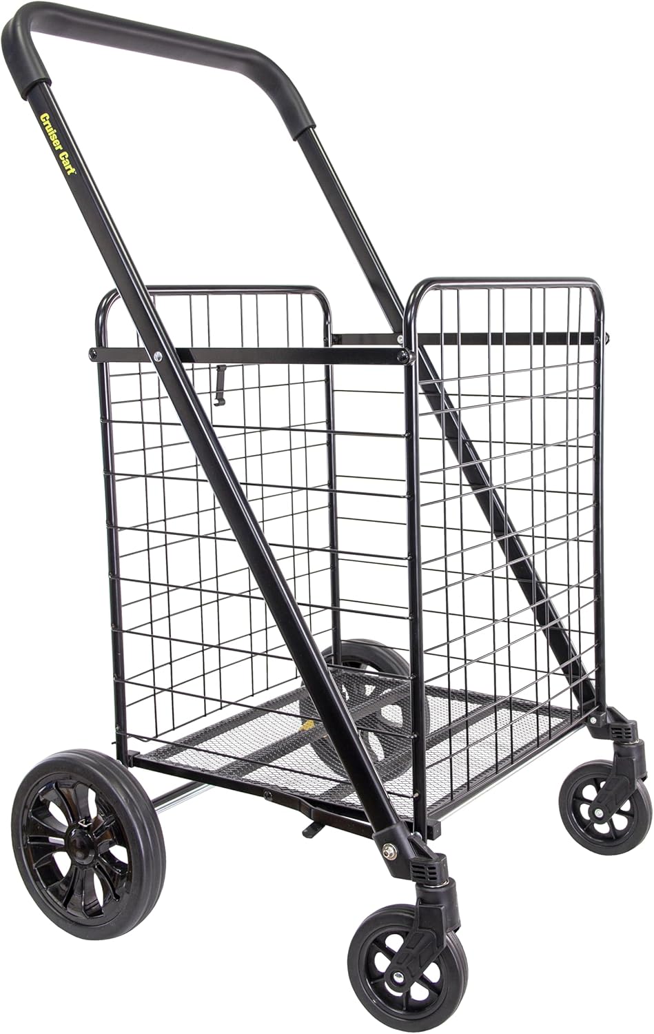 Cruiser Cart Deluxe 2 Rolling Folding Grocery Utility Trolley