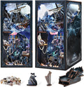 Book Nook Kit DIY Booknook Siren Song - Miniature LED Bookends