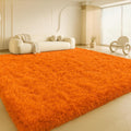 Large 9x12 Area Rug for Living Room - Ultra Soft Plush Orange