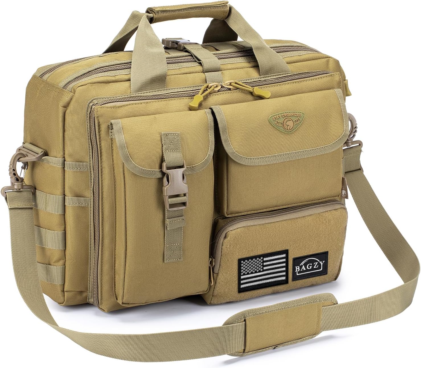 Tactical Laptop Bag for Men - Multifunctional Briefcase Design