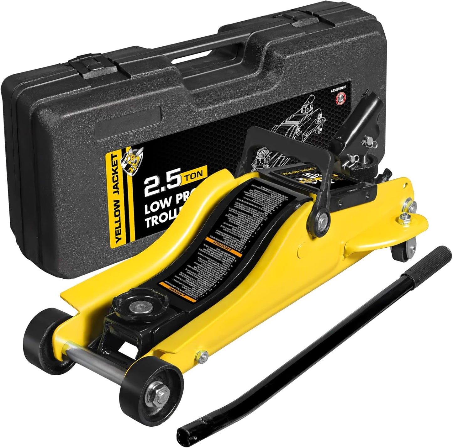 YELLOW JACKET 2.5 Ton Trolley Jack for Easy Car Lifting