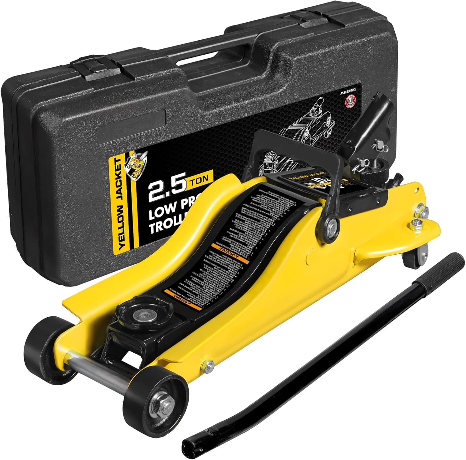 YELLOW JACKET 2.5 Ton Trolley Jack for Easy Car Lifting
