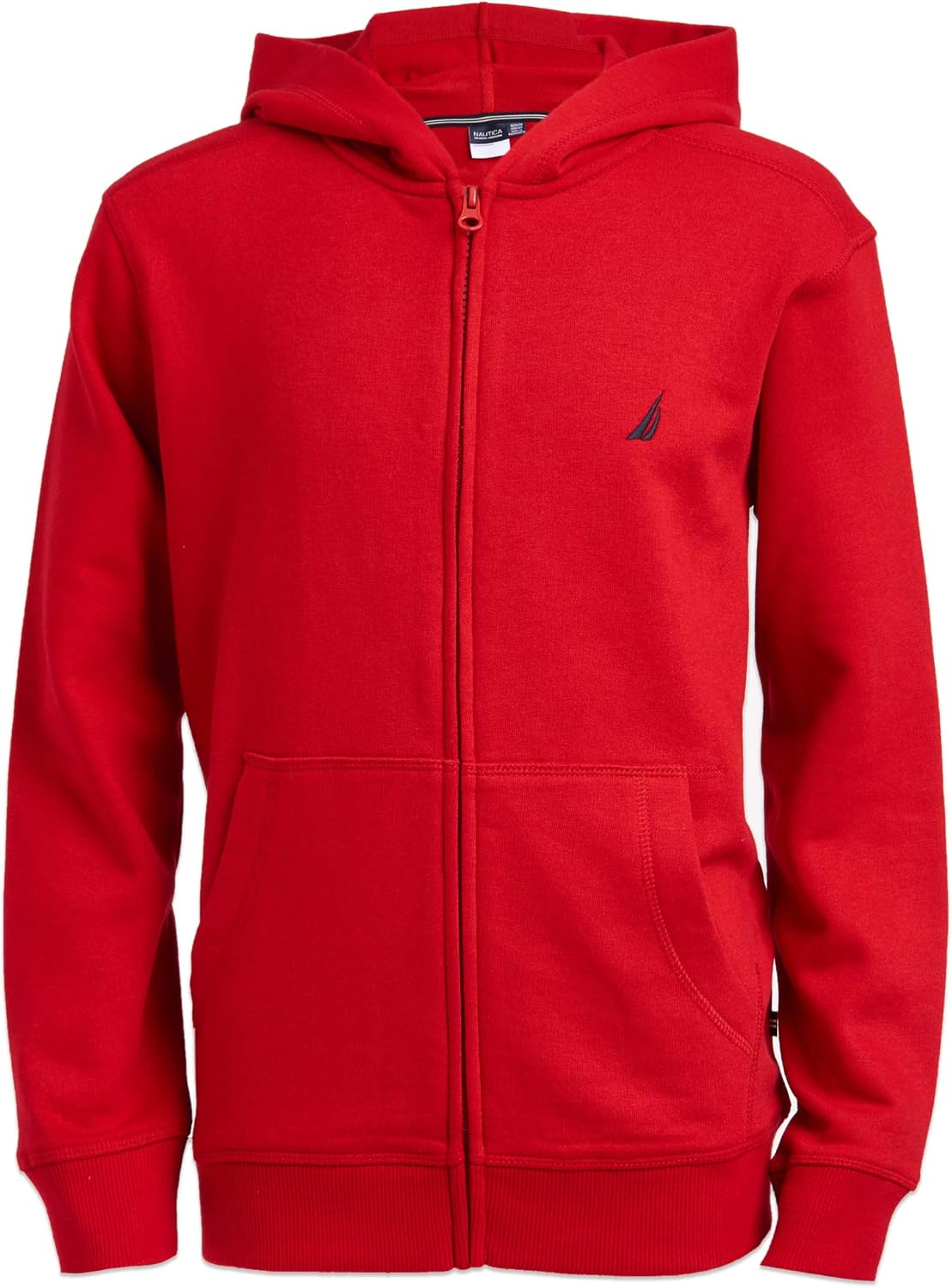 Nautica Boys Zip Up Hoodie Sweatshirt with Signature Logo Design
