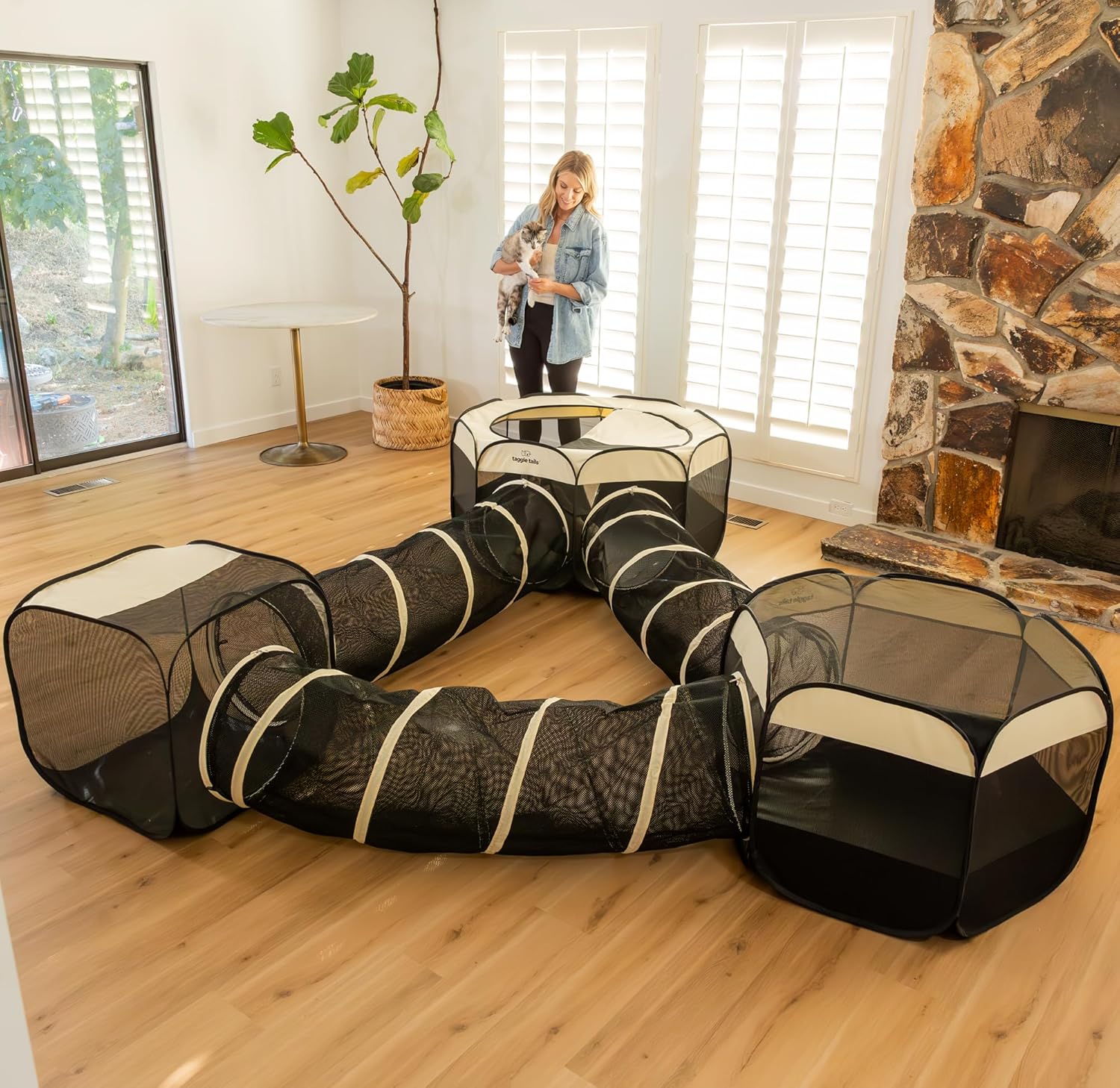 Spacious Cat Playpen for Happy Indoor Pets