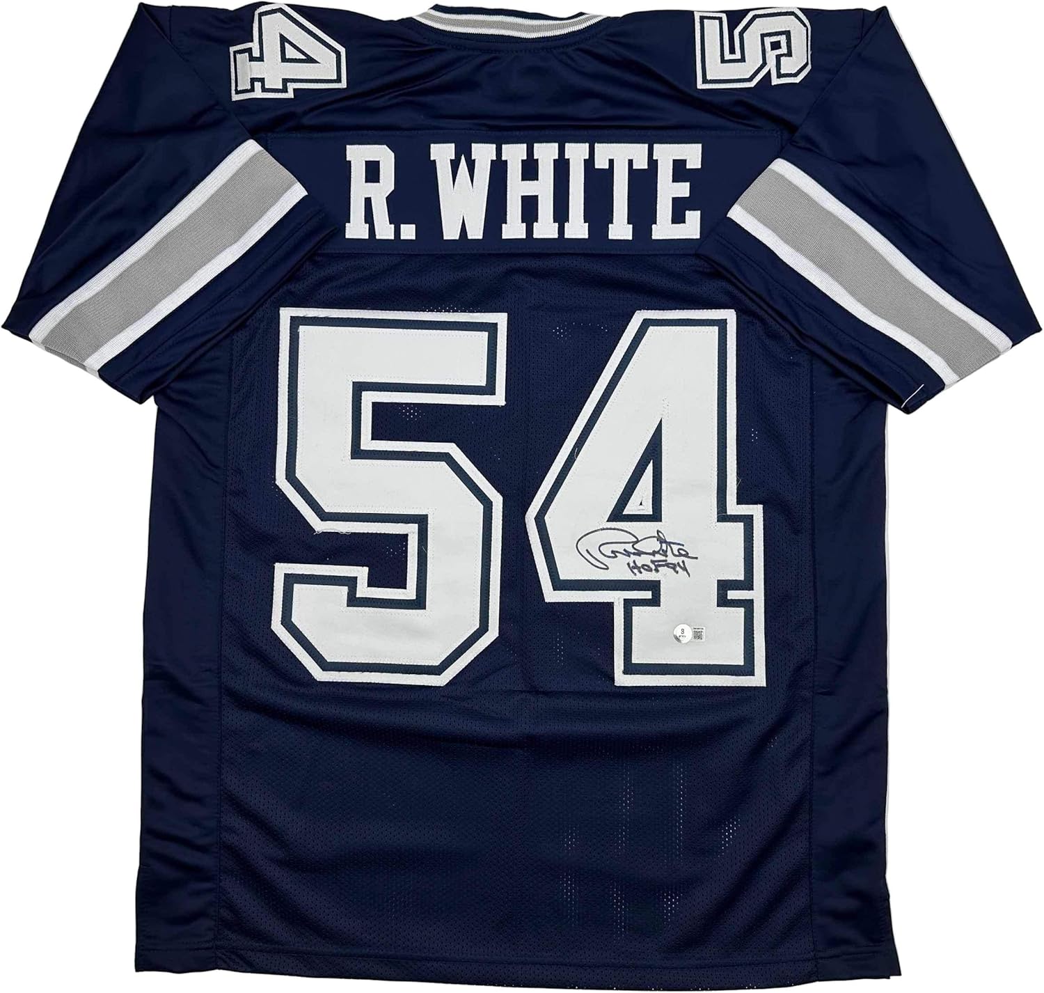 Autographed Randy White HOF 94 Dallas Blue Football Jersey