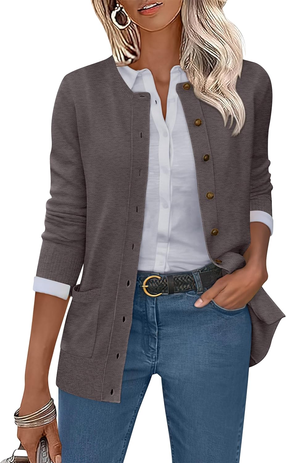 ANRABESS Women's Cardigans for Fall: Soft Knit Style Essentials