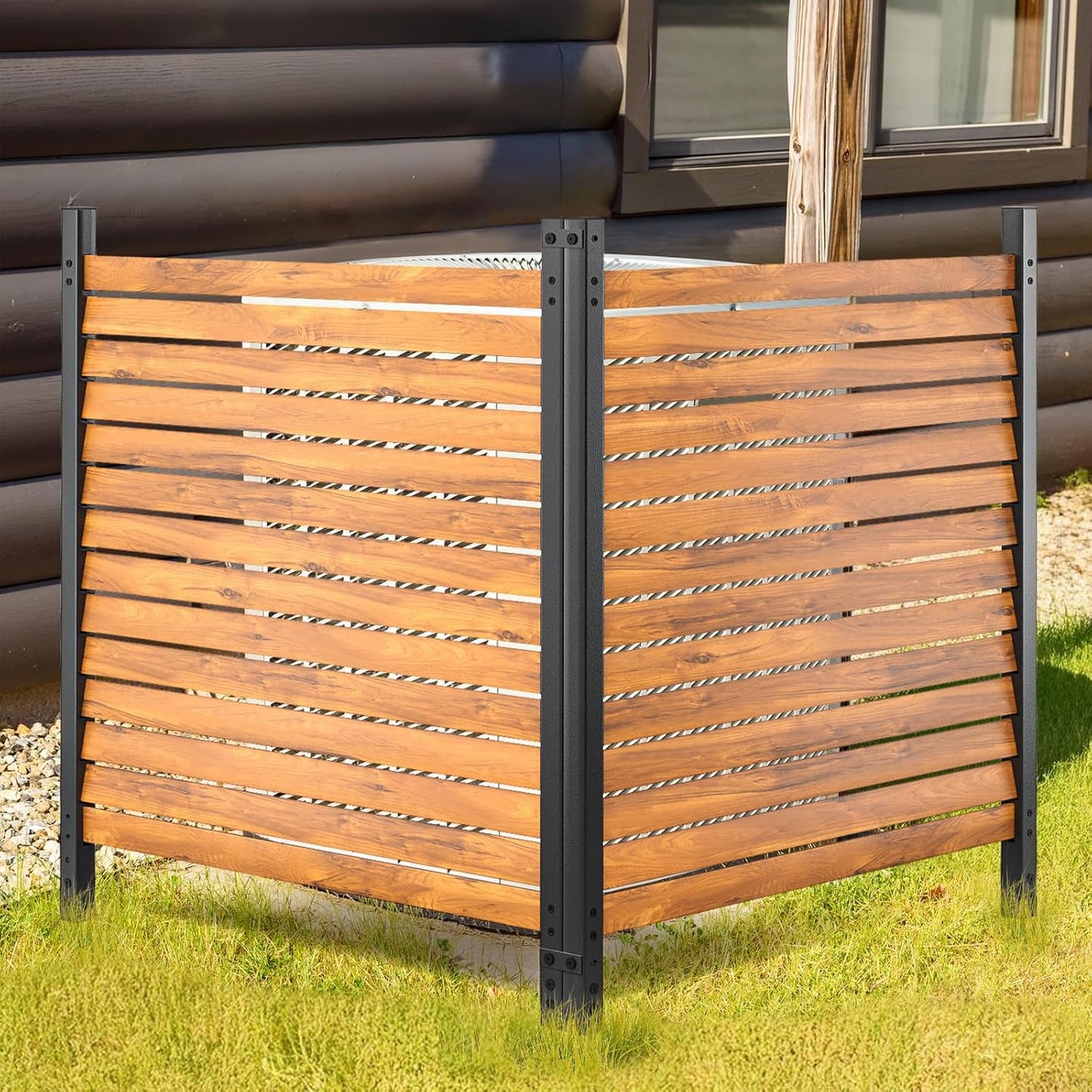 Enhanced Privacy with GREENER Wood Fence Panels