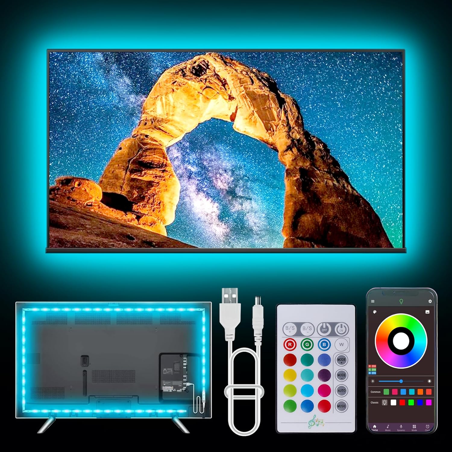 Enhance Your Viewing Experience: RGB TV Backlight