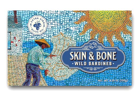 Skin & Bone Wild Caught Sardines in Olive Oil - 12 Pack
