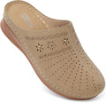 SHIBEVER Clogs for Women Mules Slip-On Closed Toe Clog - Comfortable