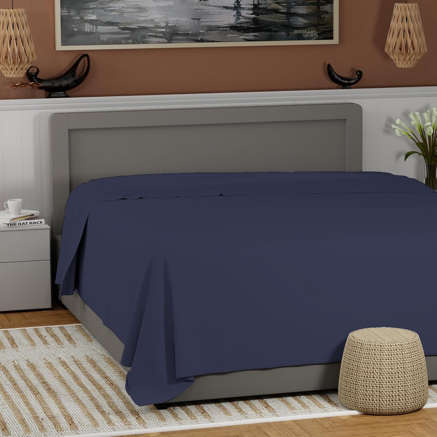 100% Cotton Cool & Crisp Percale King Size Top Sheet Review