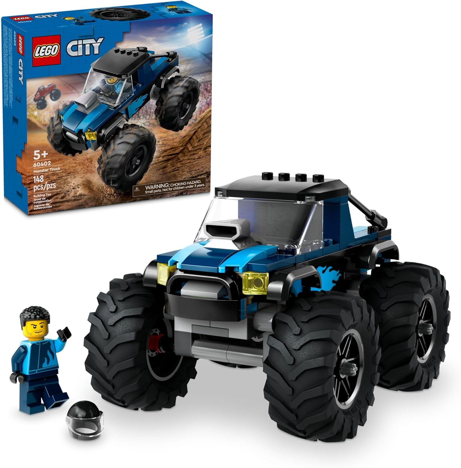 LEGO City Blue Monster Truck Playset - 60402