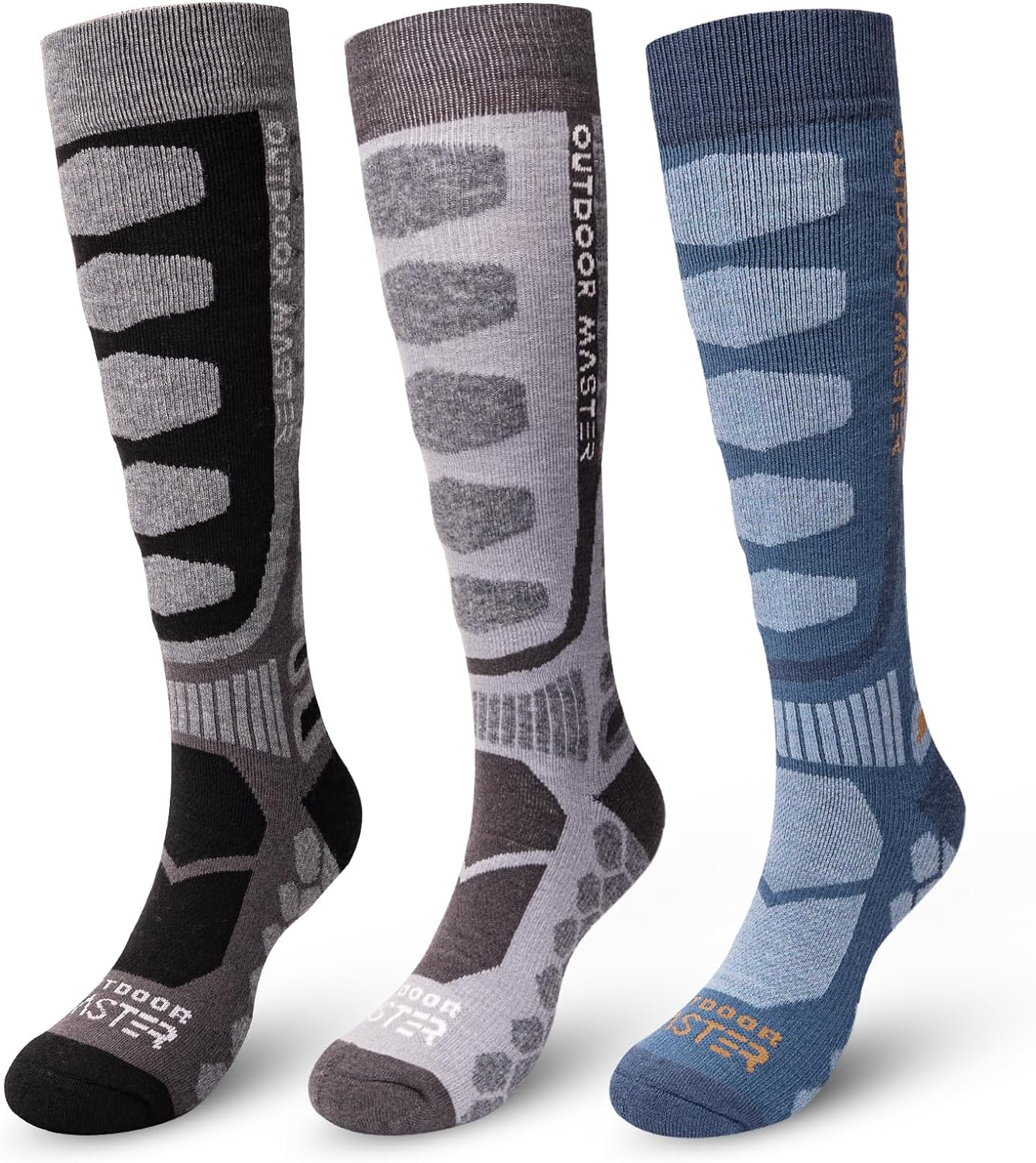 Merino Wool Ski Socks - Ultimate Winter Compression