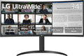 LG 34WR55QK-B 34-inch UltraWide Curved Monitor for Work