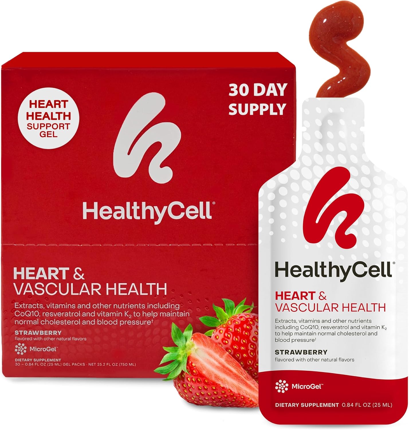 Healthycell Heart & Vascular Health Daily Liquid Supplement