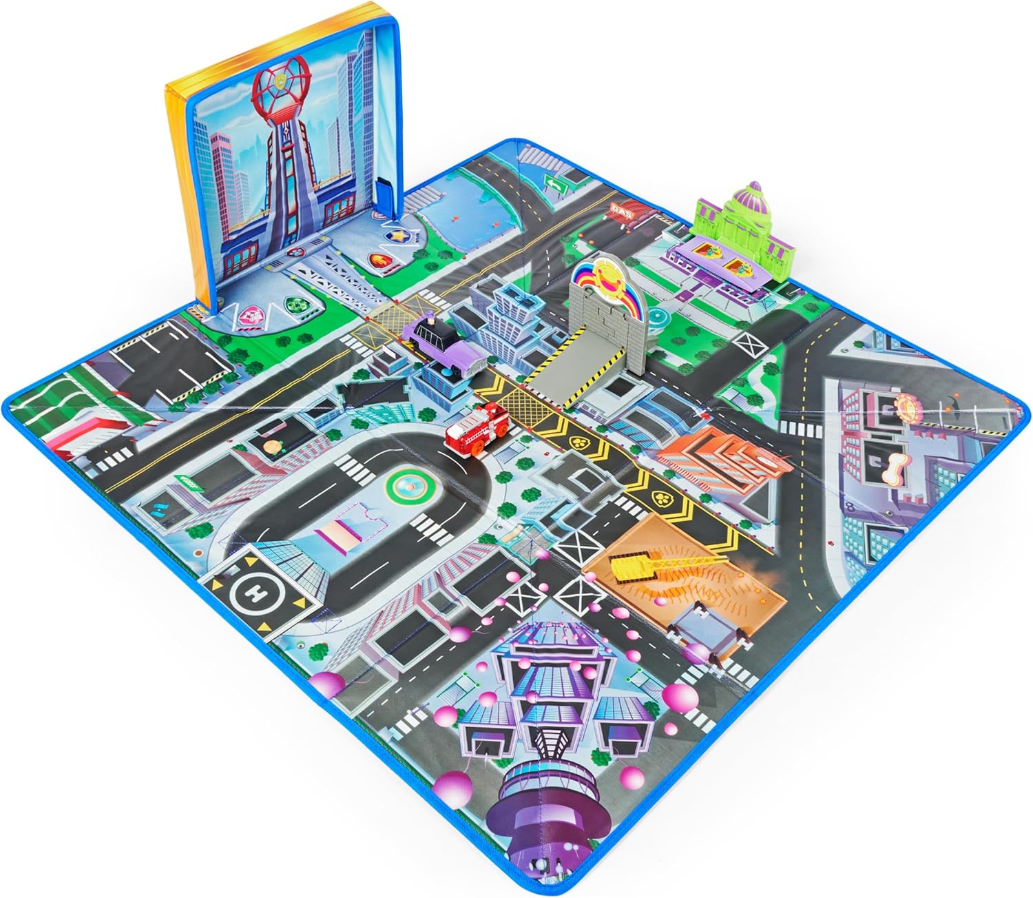 Paw Patrol True Metal Adventure City Play Mat Set for Kids