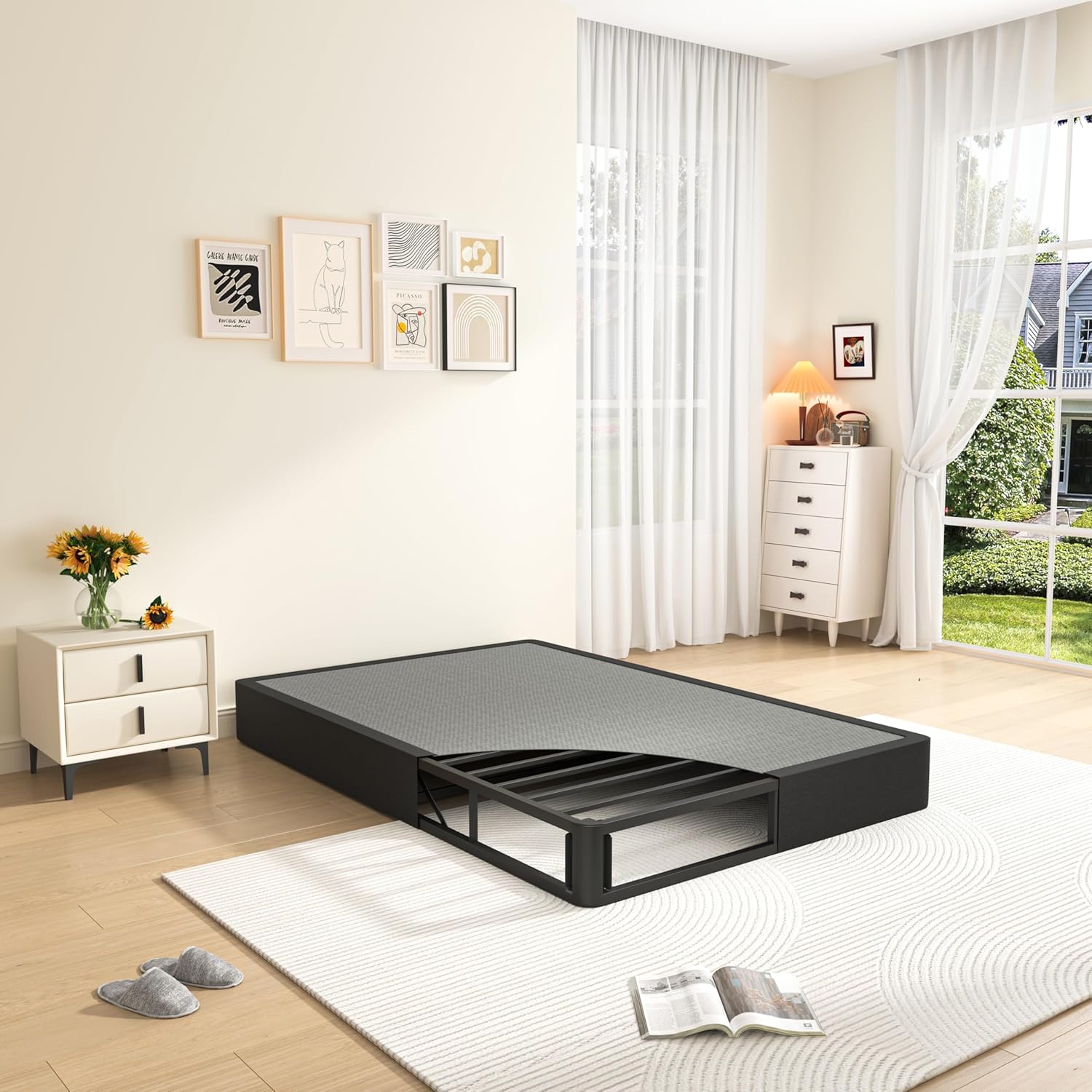 MAF 10 Inch Twin Box Spring - Heavy Duty Mattress Foundation