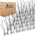 Bird Spikes Pre-Assembled for Pigeons and Birds - 48.7 ft Coverage