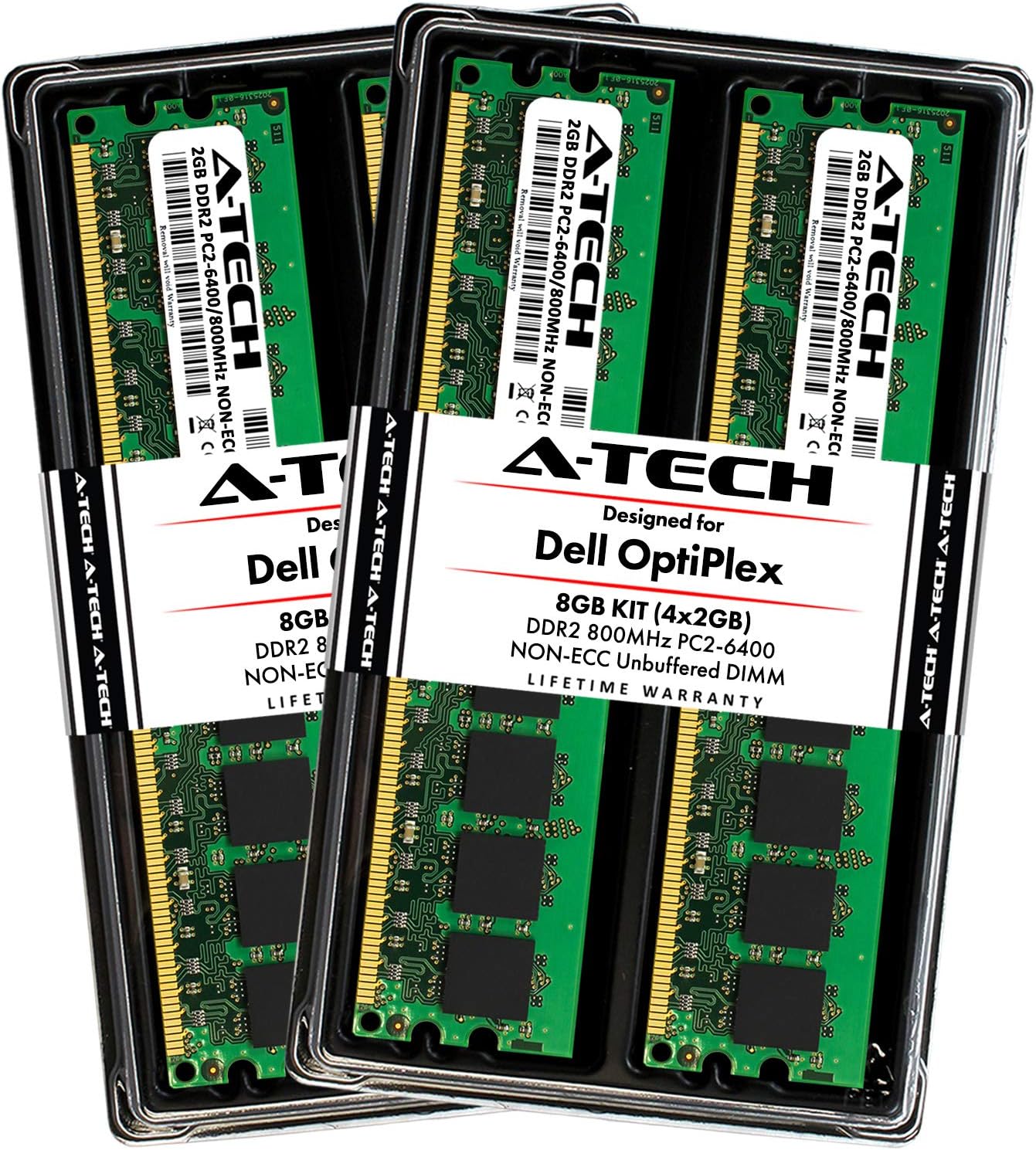 8GB DDR2 800MHz RAM Kit for Dell OptiPlex 960, 760, 755