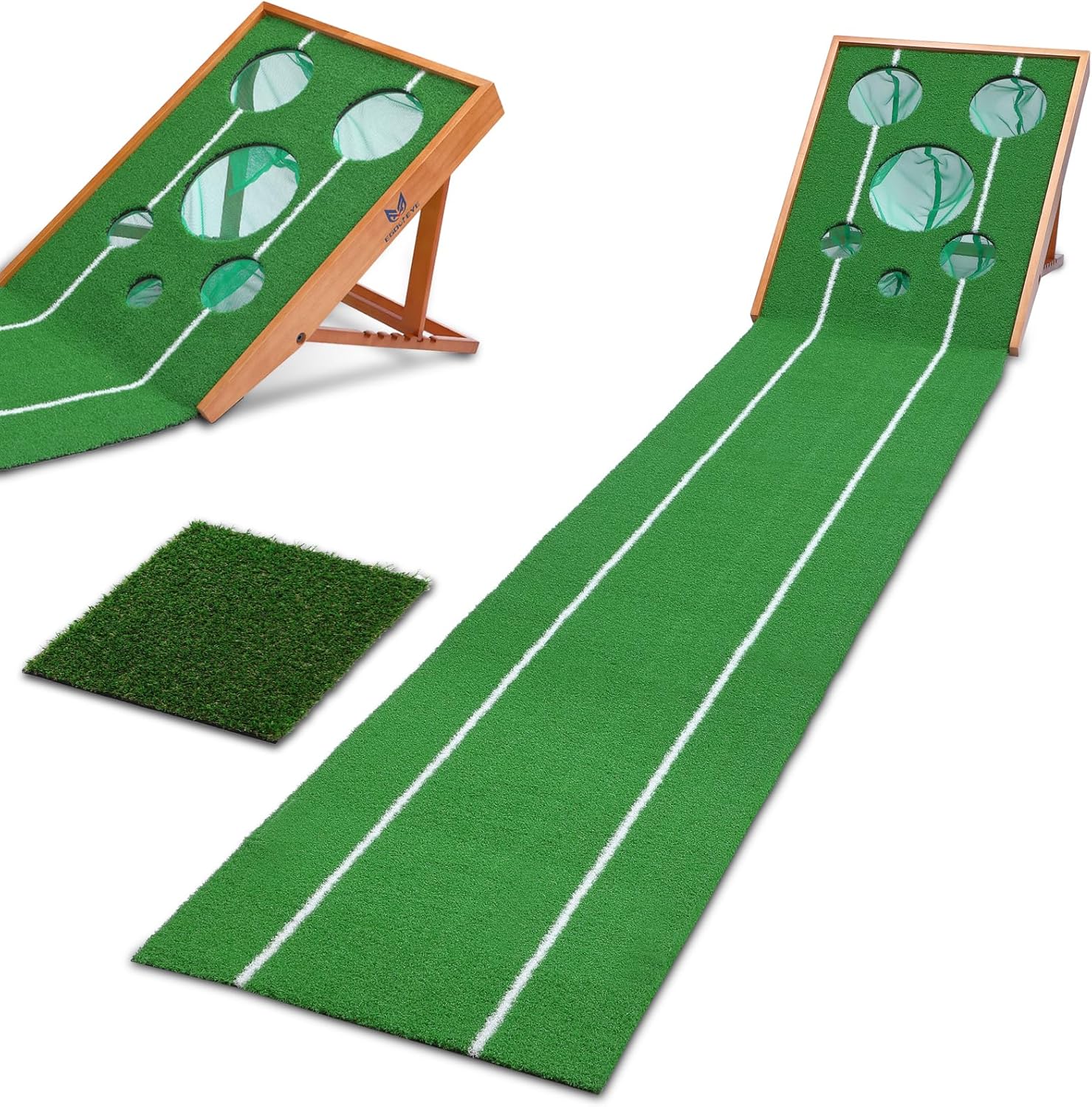 Wrinkle-Free Indoor Putting Mat - Improve Your Putts!