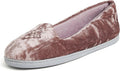 Dearfoams Women's Cozy Memory Foam Rebecca Slipper - Wide Sizes Shoes
