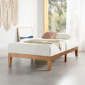 Mellow Naturalista Classic 12-In Solid Wood Platform Bed - Twin
