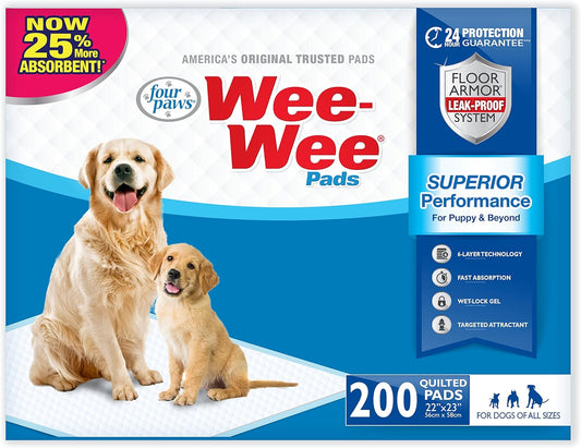 Ultimate Leak-Proof Dog Pee Pads - 200 Count