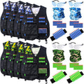 Kids Tactical Vest Set Compatible with Nerf Accessories - Party Pack