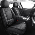 Chezope Front Pair Leather Car Seat Covers - Waterproof Comfort