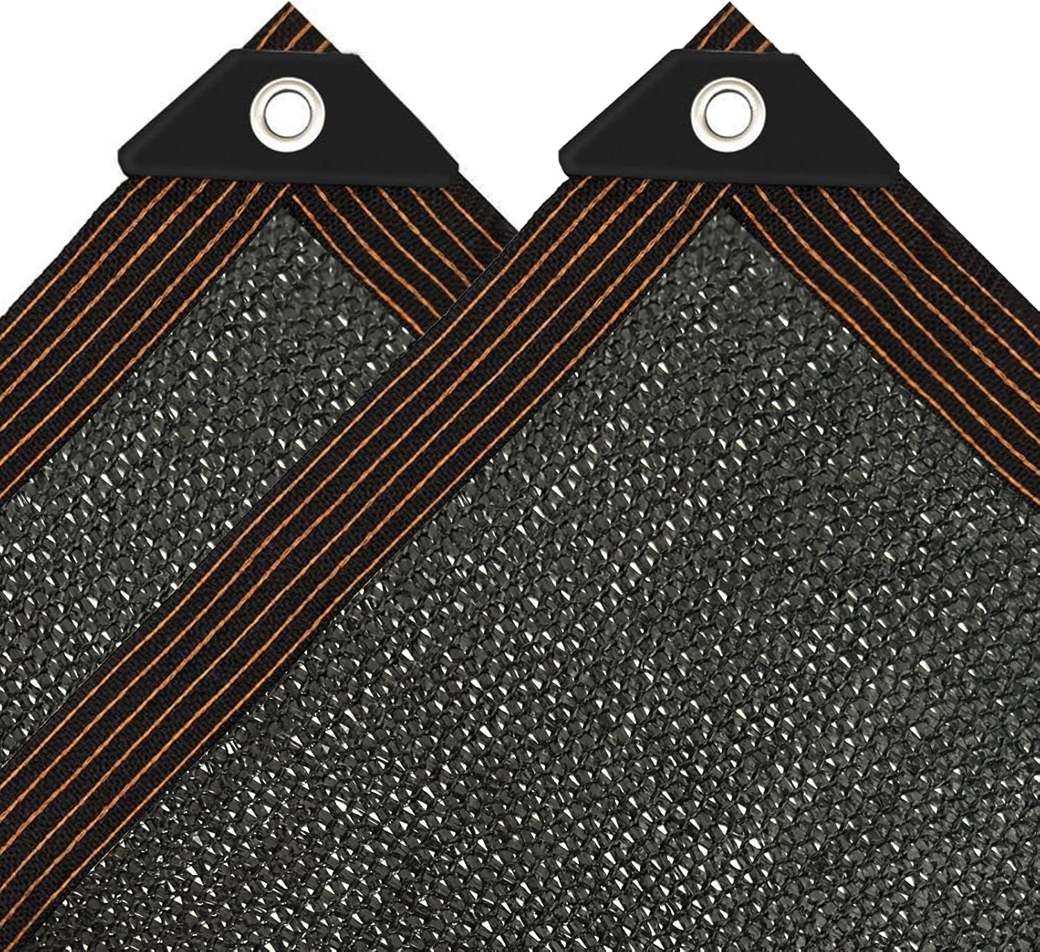 90% Black Shade Cloth - Heat Protection - 6'x20' - for Garden - Tobengda
