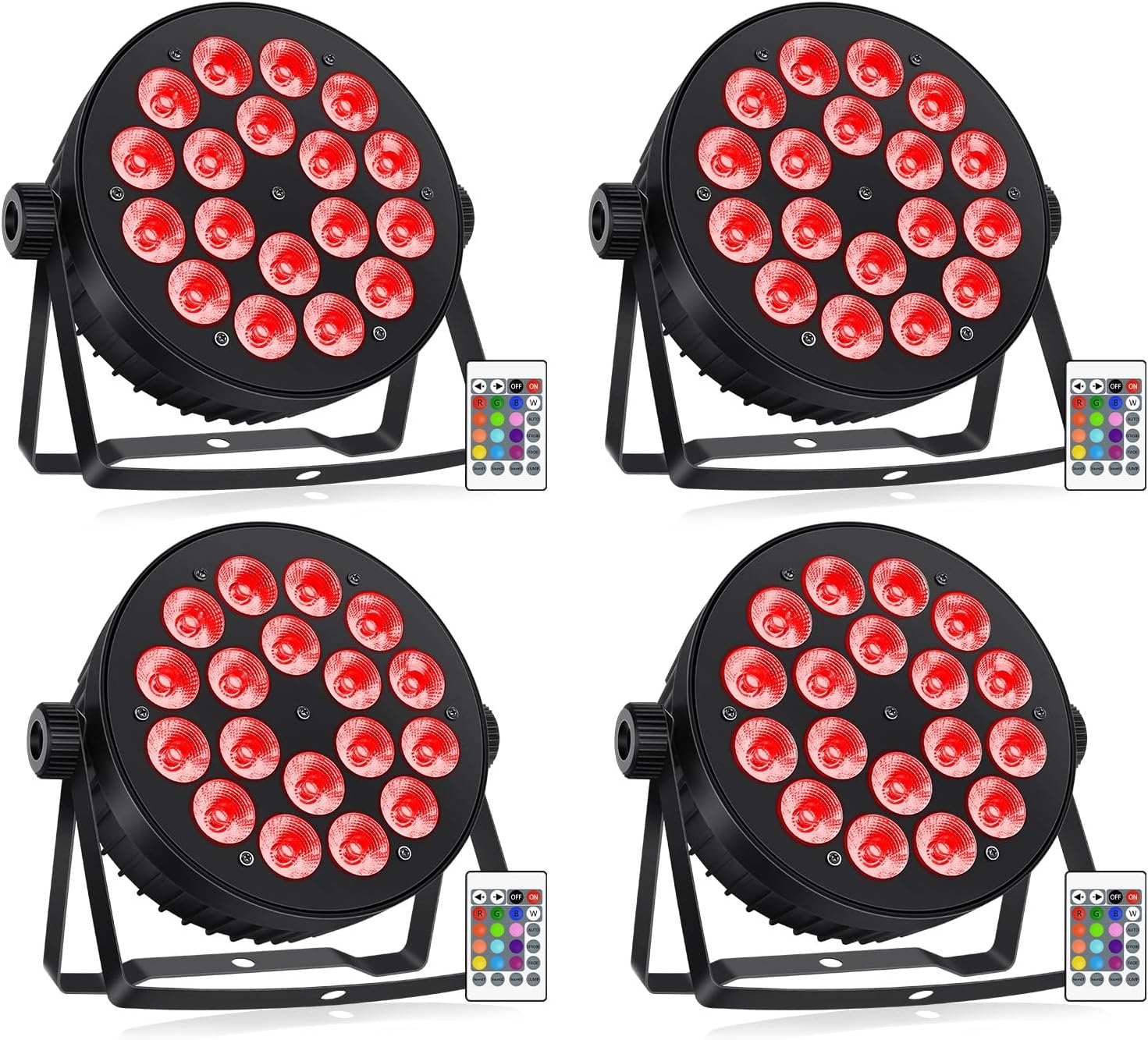 18 LED Par Lights for Stunning Stage Effects and Events