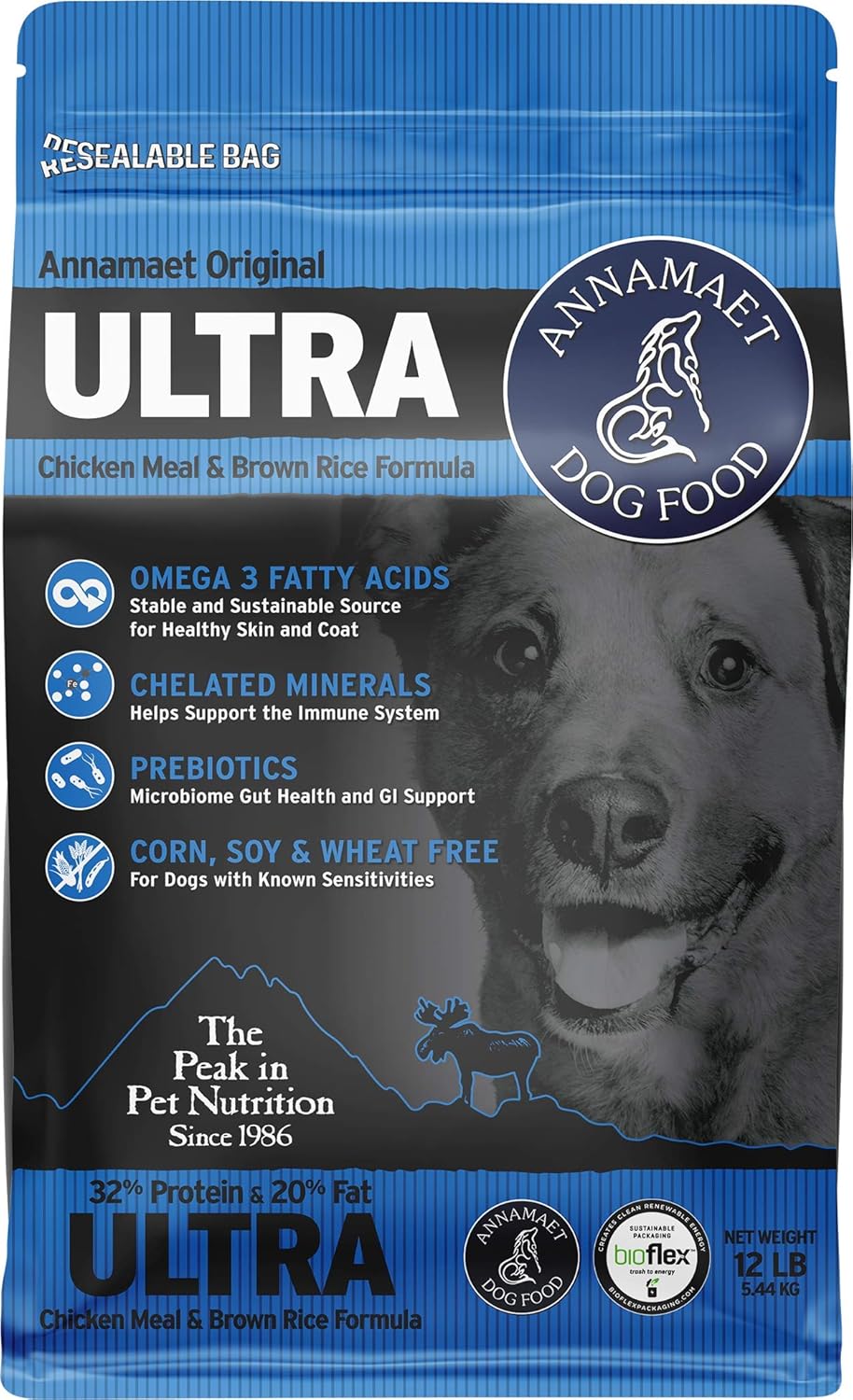 Annamaet Original Ultra Formula Dry Dog Food for Active Dogs