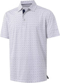 M MAELREG Mens Golf Shirt Short Sleeve Performance Polo Style