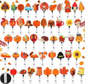 Thanksgiving Badge Reel Set with 48 Cute Designs for Nurses