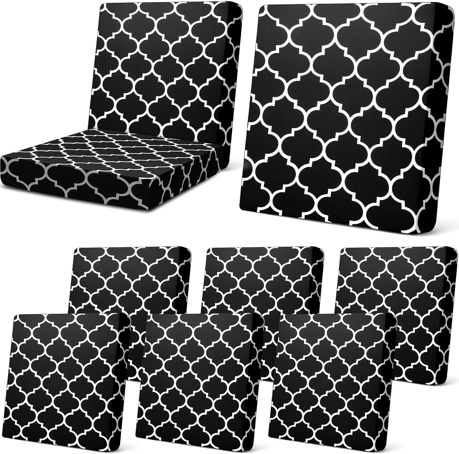 Patio Stretch Sofa Cushion Covers for Outdoor Furniture Protection