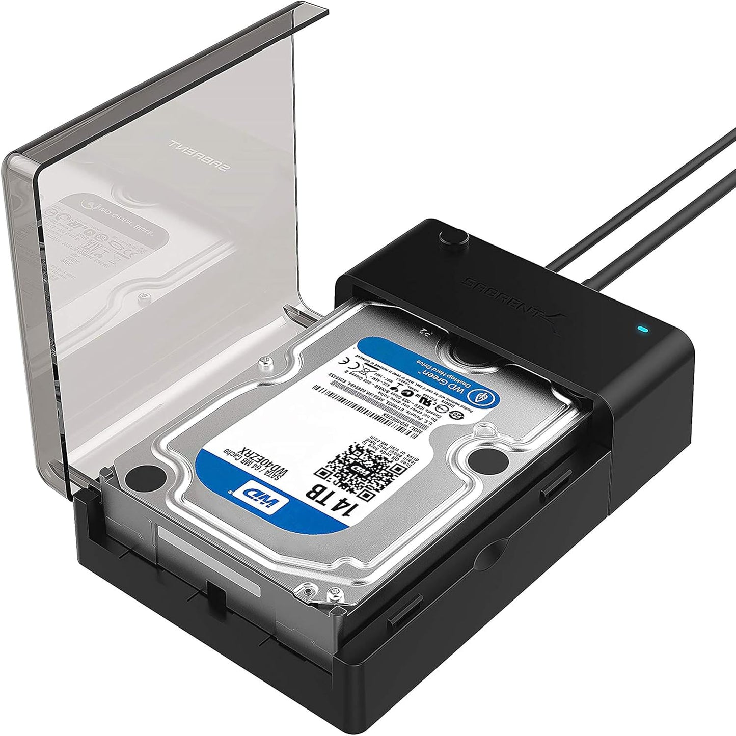 SABRENT Lay-Flat Docking Station: Fast HDD/SSD Transfer