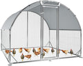Large Metal Chicken Coop 9ft x 6.5ft x 6.5ft - Tri-Support Run