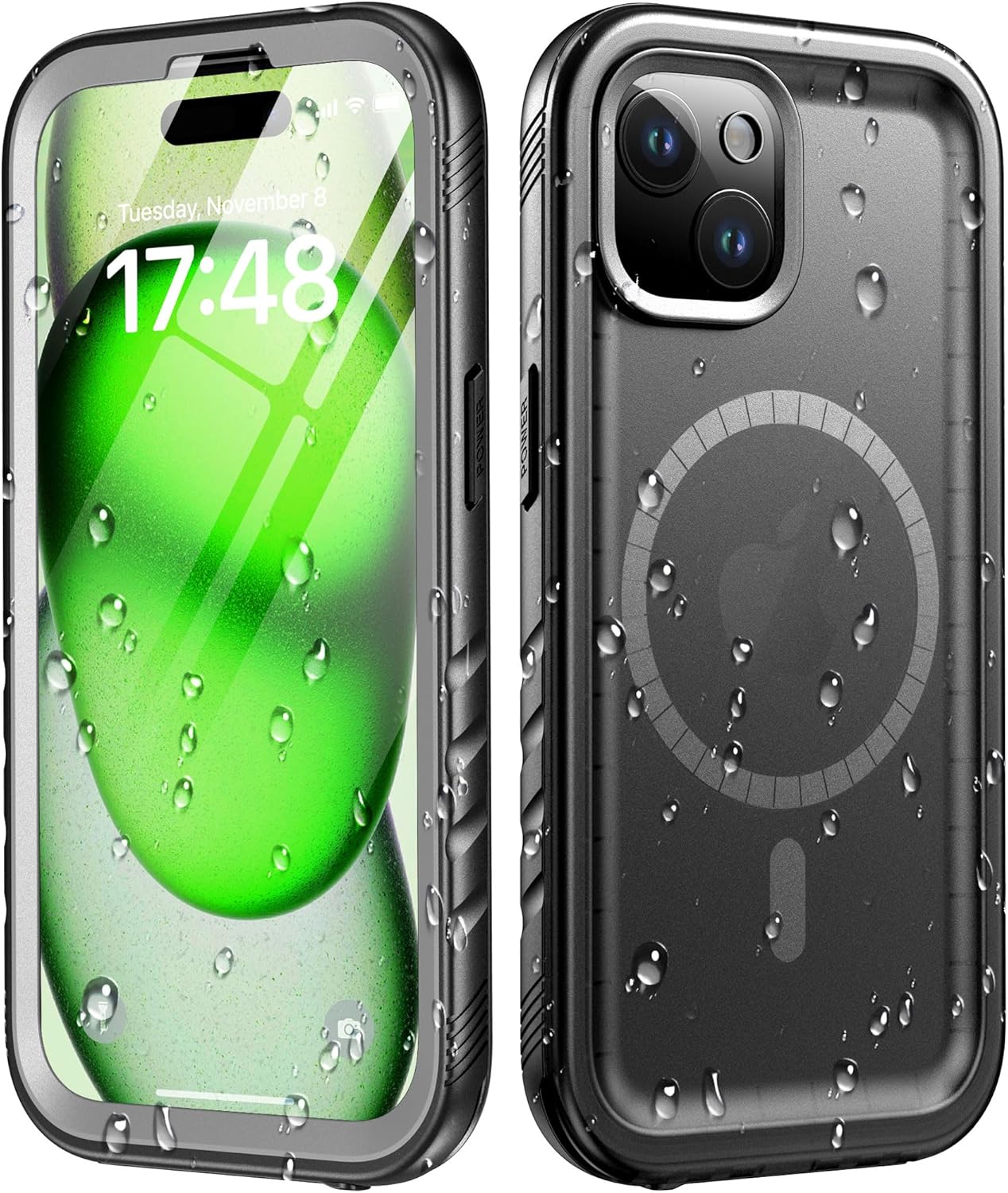 Cozycase iPhone 15 Plus Waterproof Shockproof Case for Protection