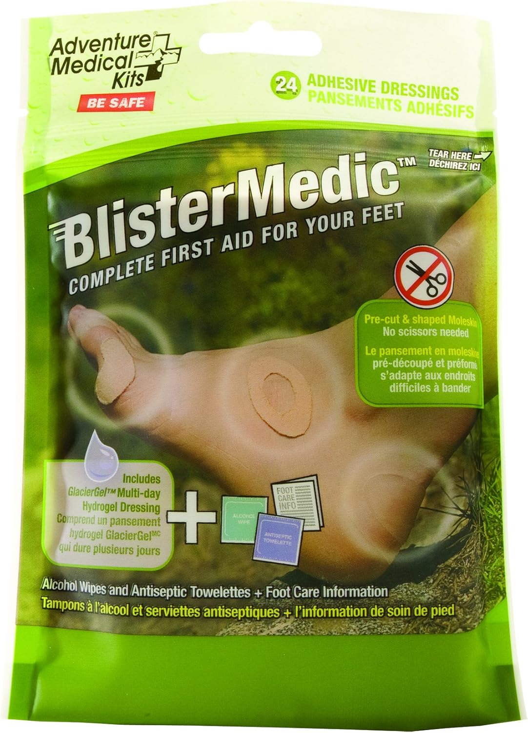 24ct Adventure Medical Kits Blister Medic - Keep Feet Happy!