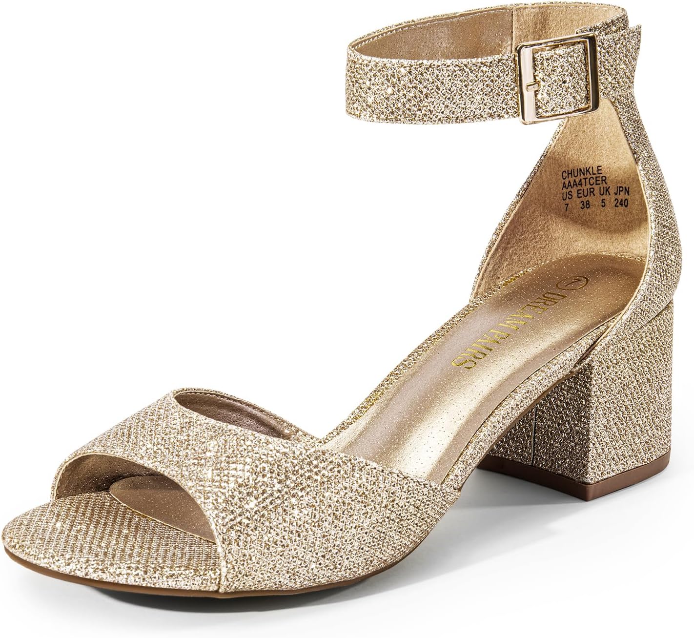 DREAM PAIRS Womens Heel Sandals for Comfort and Style