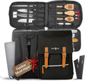 Chef Knife Bag Vintage Backpack - Sturdy 30+ Pocket Carry Case