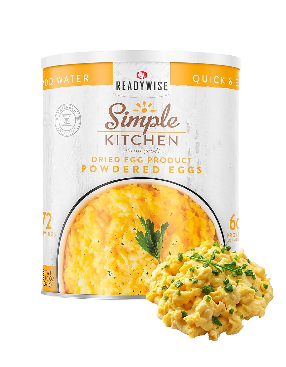 ReadyWise Powdered Eggs - Delicious Dehydrated Food Supply