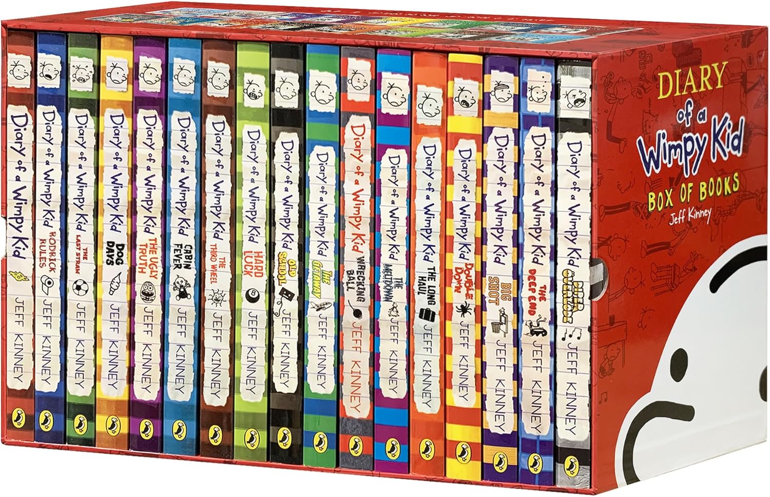 A Library of a Wimpy Kid 1-19 Boxed Set for Young Readers