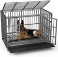 Indestructible 42 inch Heavy Duty Dog Crate for Large Dogs